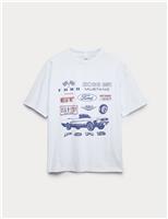 Pure Cotton Ford Graphic T-Shirt (6-16 Yrs)