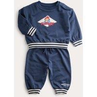 M&S 2pc Cotton Rich Paddington Outfit (0-3 Yrs) Navy