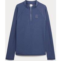 M&S Long Sleeve Round Neck Rash Vest (6-16 Yrs) Navy