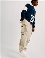 Pure Cotton Ripstop Cargo Trousers (6-16 Yrs)