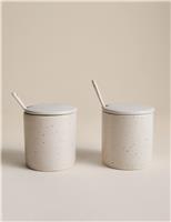 Set of 2 Ceramic Pinch Pots