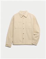 Pure Cotton Striped Shirt (6-16 Yrs)