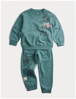 2pc Cotton Rich Marvel Top & Bottom Outfit (2-8 Yrs)