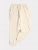 M&S Cotton Rich Joggers (2-8 Yrs) Pale Yellow