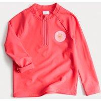 M&S Plain Rash Vest (2-8 Yrs) Red