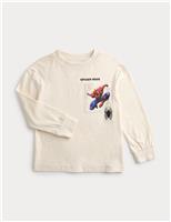 Pure Cotton Spider-Man Top (2-7 Years)