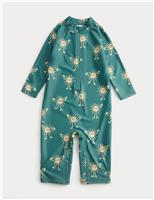 Sun Print All In One Swimsuit (2-8 Yrs)