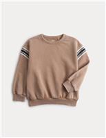 Pure Cotton Taped Sweatshirt (2-10 Yrs)