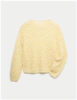 Knitted Pointelle Jumper (6-16 Yrs)