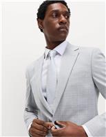 Regular Fit Check Stretch Suit Jacket