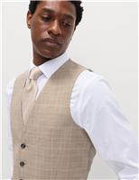 Regular Fit Check Waistcoat