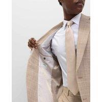 M&S Regular Fit Prince of Wales Check Jacket Neutral
