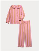 Pure Cotton Striped Pyjamas (1-16 Yrs)