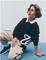 Cotton Rich Rugby Sweatshirt (6-16 Yrs)