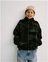 Borg Camouflage Jacket (2-16 Yrs)