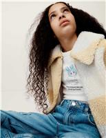 Checked Borg Jacket (2-16 Yrs)