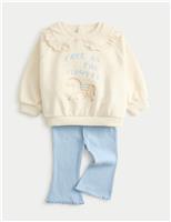 2pc Cotton Rich Horse Top & Bottom Outfit (0-6 Yrs)