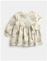 Cotton Rich Floral Sweat Dress (0-3 Years)