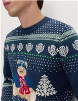 Pure Cotton Spencer Bear Scotland Jumper