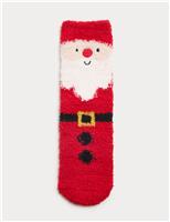 Santa Cosy Slipper Socks in Gift Box
