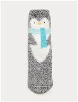 Penguin Cosy Slipper Socks in Gift Box