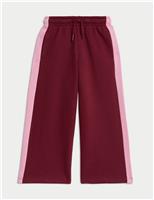Side Stripe Wide Leg Joggers (2-8 Yrs)