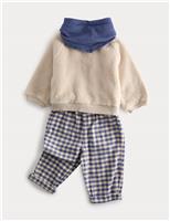 3 Piece Gingham Trousers Outfit (0-6 Yrs)