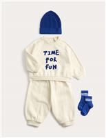 Cotton Rich Time for Fun Outfit (0-6 Yrs)
