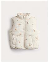 Floral Padded Gilet (2-10 Yrs)