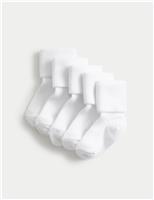 5 Pack Cotton Rich Baby Socks (0-24 Mths)