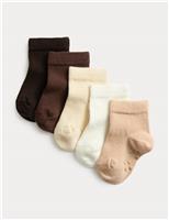 Five Pack Cotton Rich Socks (0-3 Yrs)