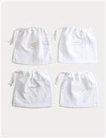 4 Pack Pure Cotton Packing Bags