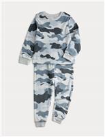 Fleece Camouflage Pyjamas (1-16 Yrs)