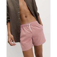 M&S Quick Dry Plain Swim Shorts Antique Rose