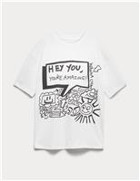 Pure Cotton YoungMinds Hey You, You re Amazing T-shirt (6-16 Yrs)