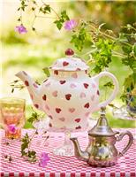 Pink Hearts Teapot