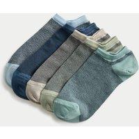 M&S 5 Pack Cool & Fresh Cotton Rich Trainer Liners Multi