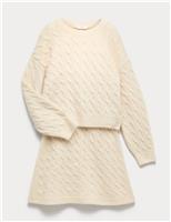 2pc Cable Knit Jumper and Skirt Outfit (6-16 Yrs)