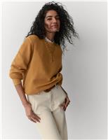 Cotton Rich Relaxed Fit Garment Dye Sweatshirt