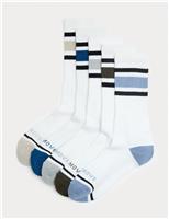 5 Pack Cool & Fresh Cotton Rich Sports Socks