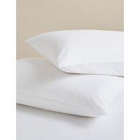 M&S 2 Pack Rest & Renew Pure Cotton Pillowcases White