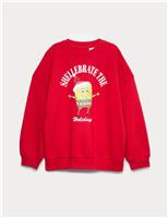 Cotton Rich Spongebob Squarepants Sweatshirt (7-16 Yrs)
