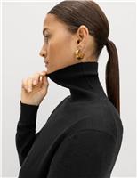 Pure Merino Wool Roll Neck Jumper