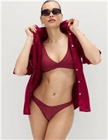 Sparkle High Leg Bikini Bottoms