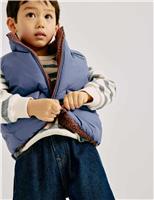 Borg Lined Padded Gilet (2-8 Yrs)