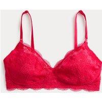 M&S Jasmine Lace Non Wired Maternity Nursing Bra B-H Geranium