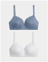 2pk Jasmine Lace Trim Maternity Nursing Bra B-G