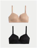 2pk Jasmine Lace Trim Maternity Nursing Bra B-G