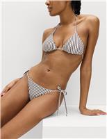 Printed Tie Side Bikini Bottom