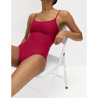 M&S Cami Scoop Neck Swimsuit Raspberry